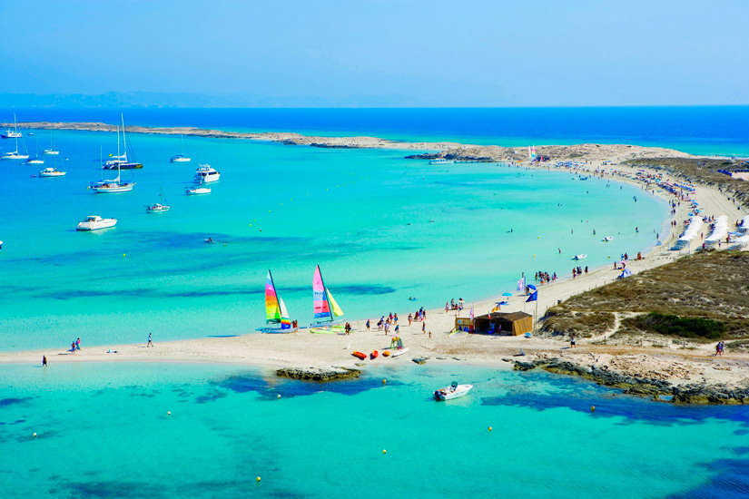 Playa de Ses Illetes en Formentera