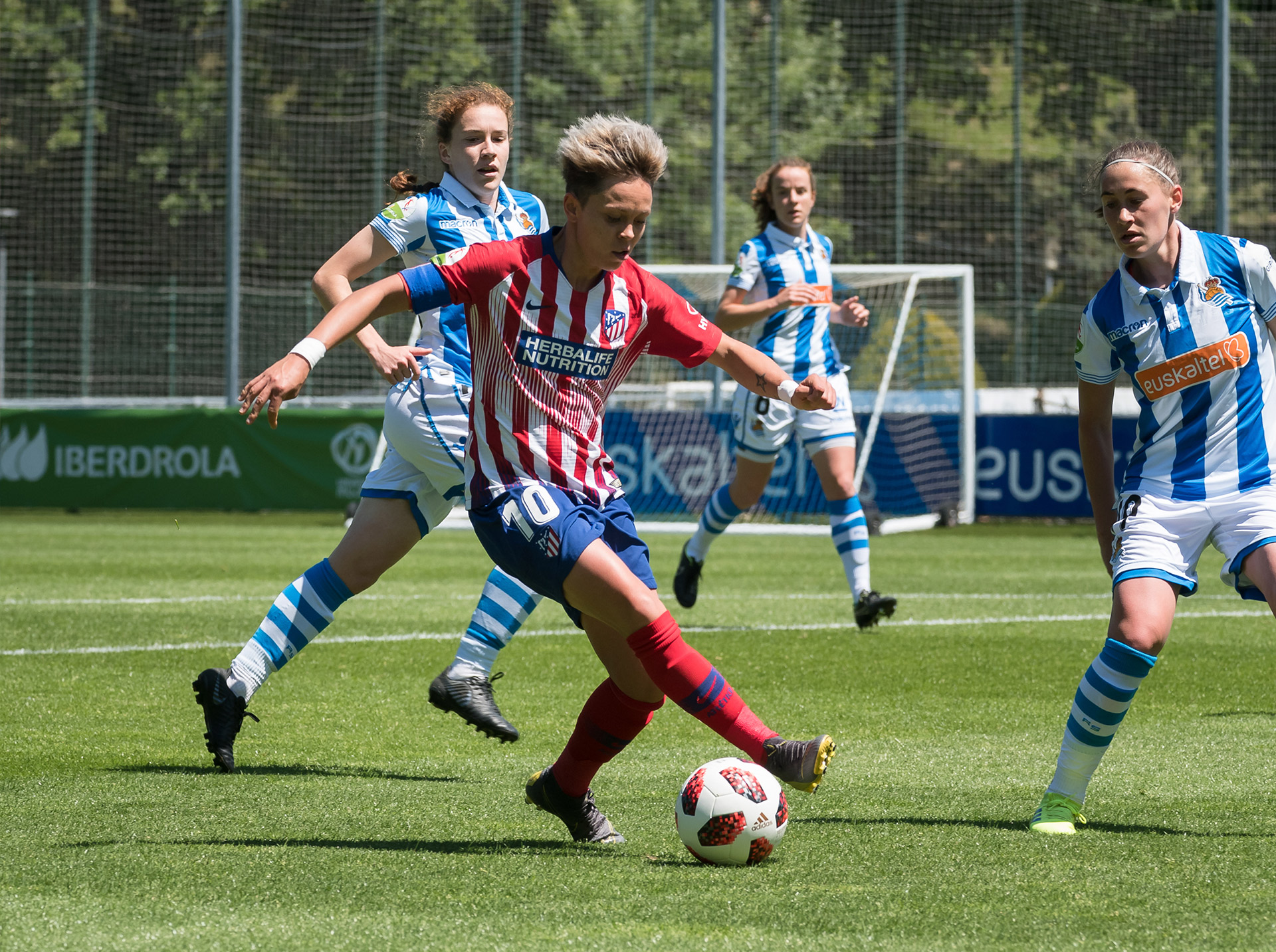 Amanda Sampedro, jugadora del Atlético de Madrid y de la selección española