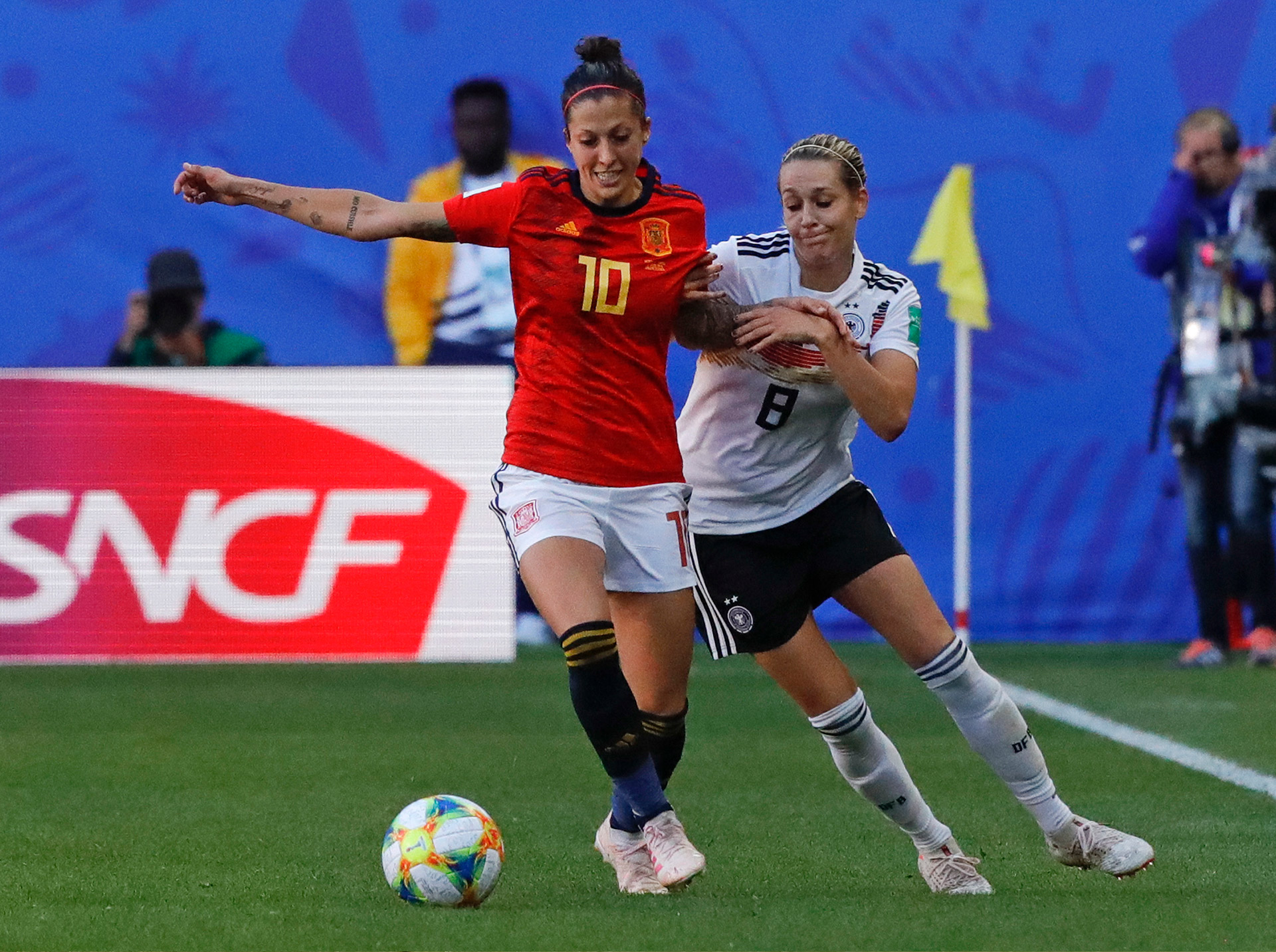 Jennifer Hermoso con la selección española durante el Mundial de Francia 2019 | Michel Spingler/GTRES
