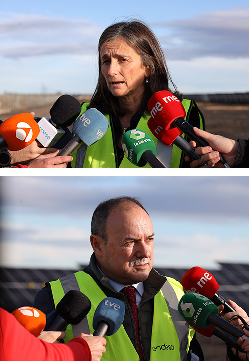 Declaraciones de María Malaxechevarría, directora general de Sostenibilidad de Endesa y de Rafael González, director general de Generación de Endesa