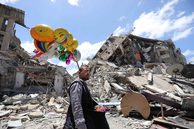 Tras el alto al fuego, las familias vuelven a sus hogares, en muchos casos destruidos. ©Ashraf Amra 2021