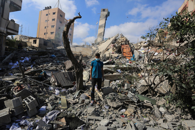 Estas imágenes muestran la destrucción en lo que es la cuarta gran escalada de hostilidades en la franja de Gaza desde 2008.© 2021 UNRWA/Ashraf Amra