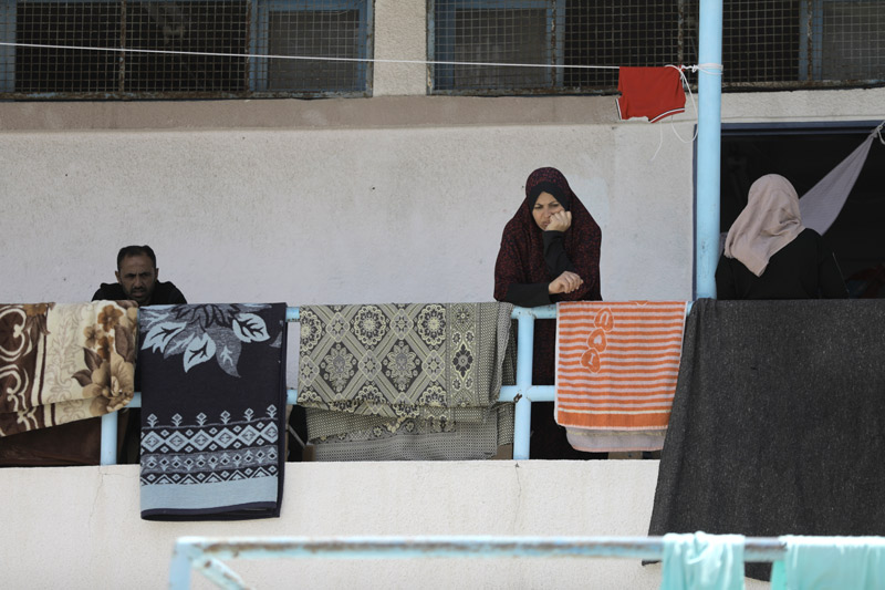 Más de 70.000 se refugiaron en escuelas de UNRWA convertidas en refugio durante la ofensiva. ©2021 UNRWA Foto de Mohamed Hinnawi