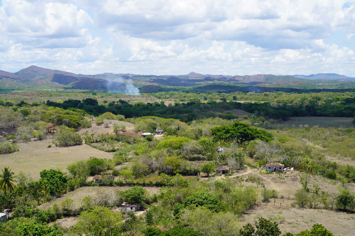 Valle de la hacienda Manaca-Iznaga 