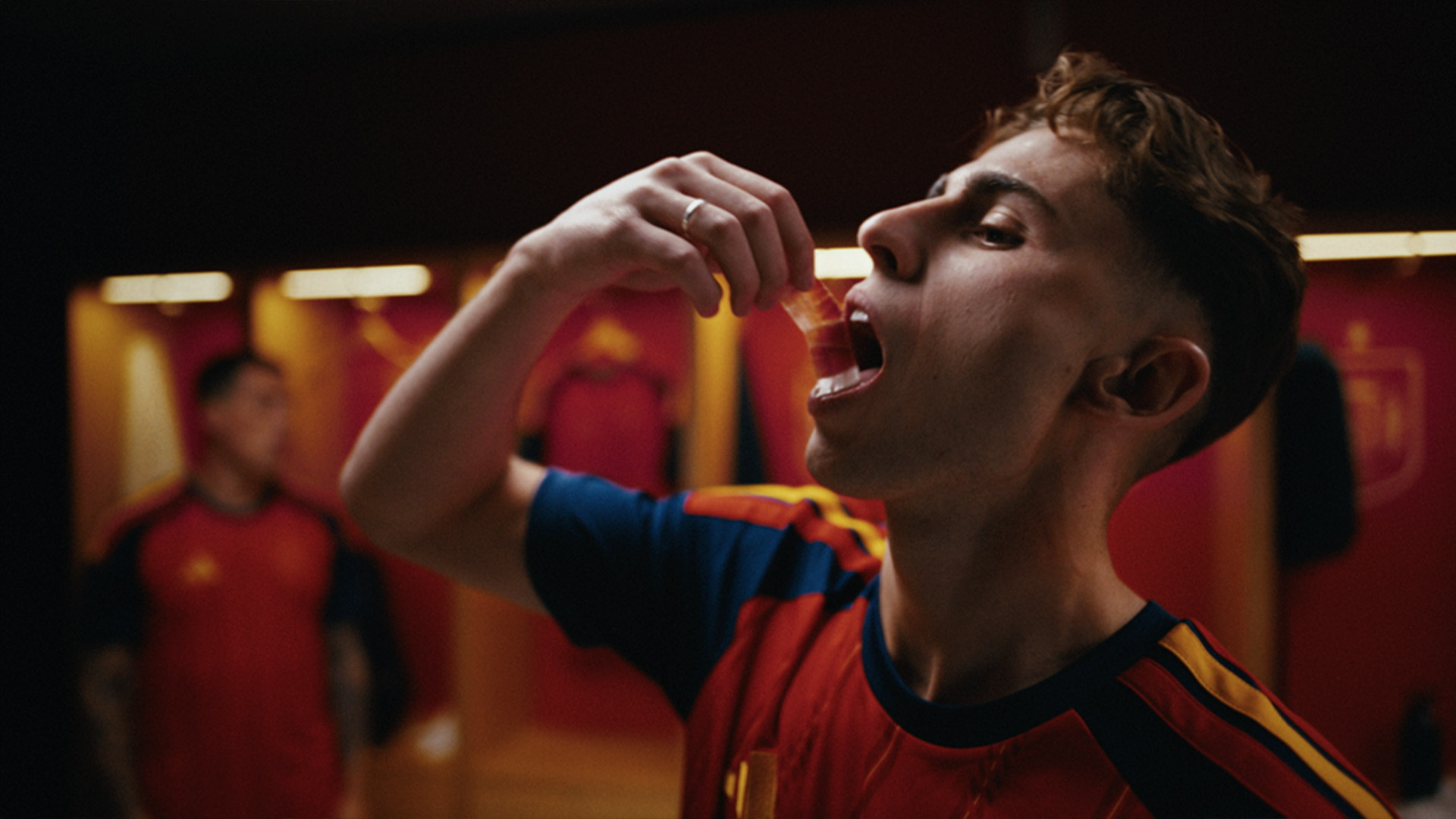 Fermín López, jugador de la selección española masculina
