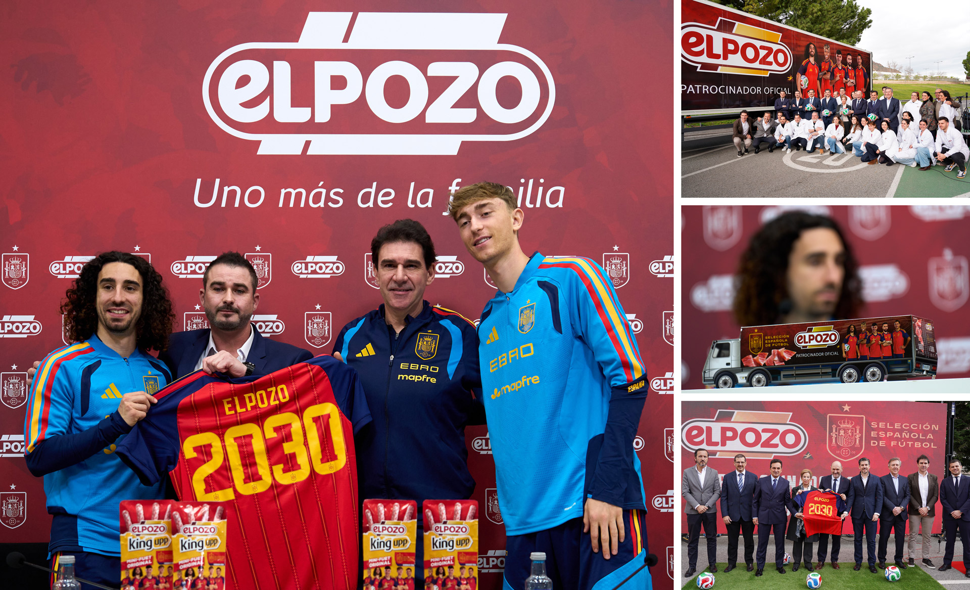 Acto de formalización en la Ciudad del Fútbol de Las Rozas | ElPozo y en las instalaciones de ElPozo Alimentación