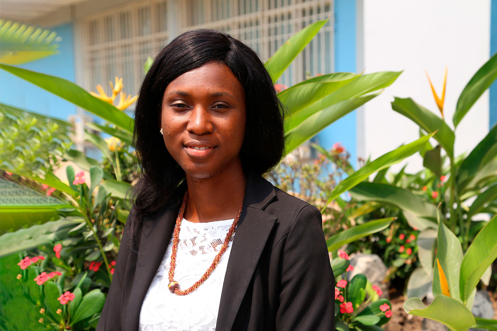 Wihelmina Duah, directora del Servicio de Salud del distrito de Mpohor, Ghana