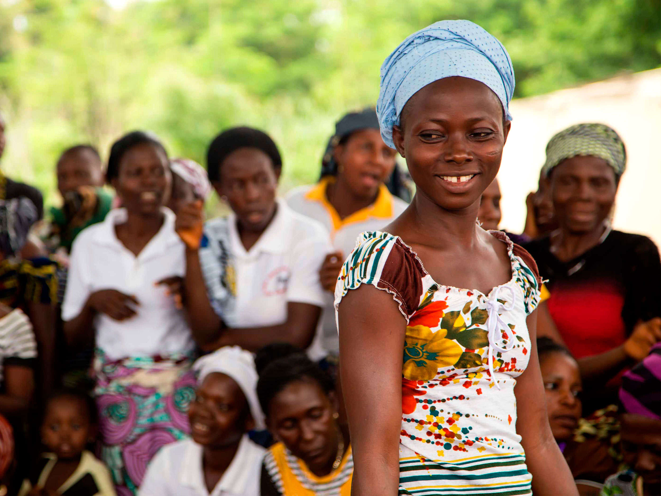 Grupo de mujeres en Ghana