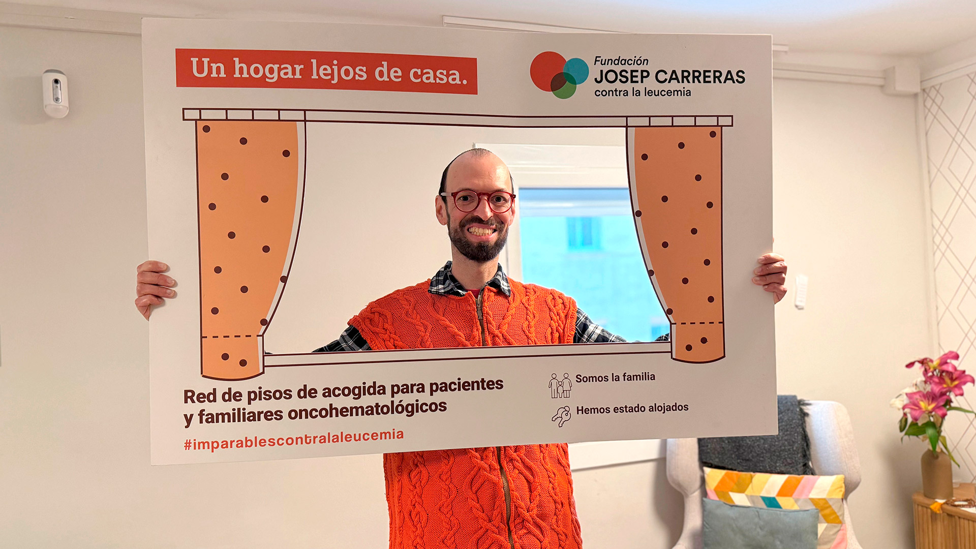 La Fundación Josep Carreras, con su proyecto 'Un hogar lejos de casa', facilitará alojamiento gratuito a 120 pacientes oncohematológicos y a sus familias que deben desplazarse a Barcelona para recibir tratamiento especializado