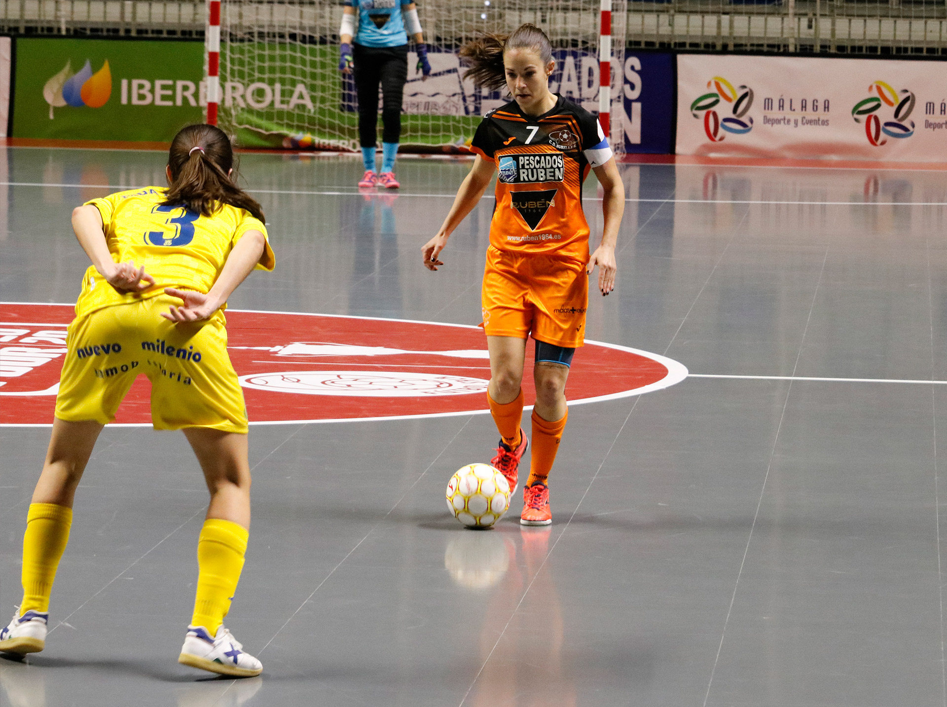 Patricia González ‘Peque’ disputando las semifinales de la Copa de la Reina 2019-2020