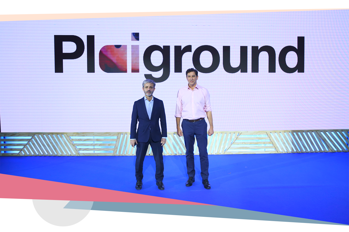 Carlos Beldarrain, Head of Cloud Data Minsait y José Luis Flórez, responsable de Plaiground, durante la presentación de Plaiground
