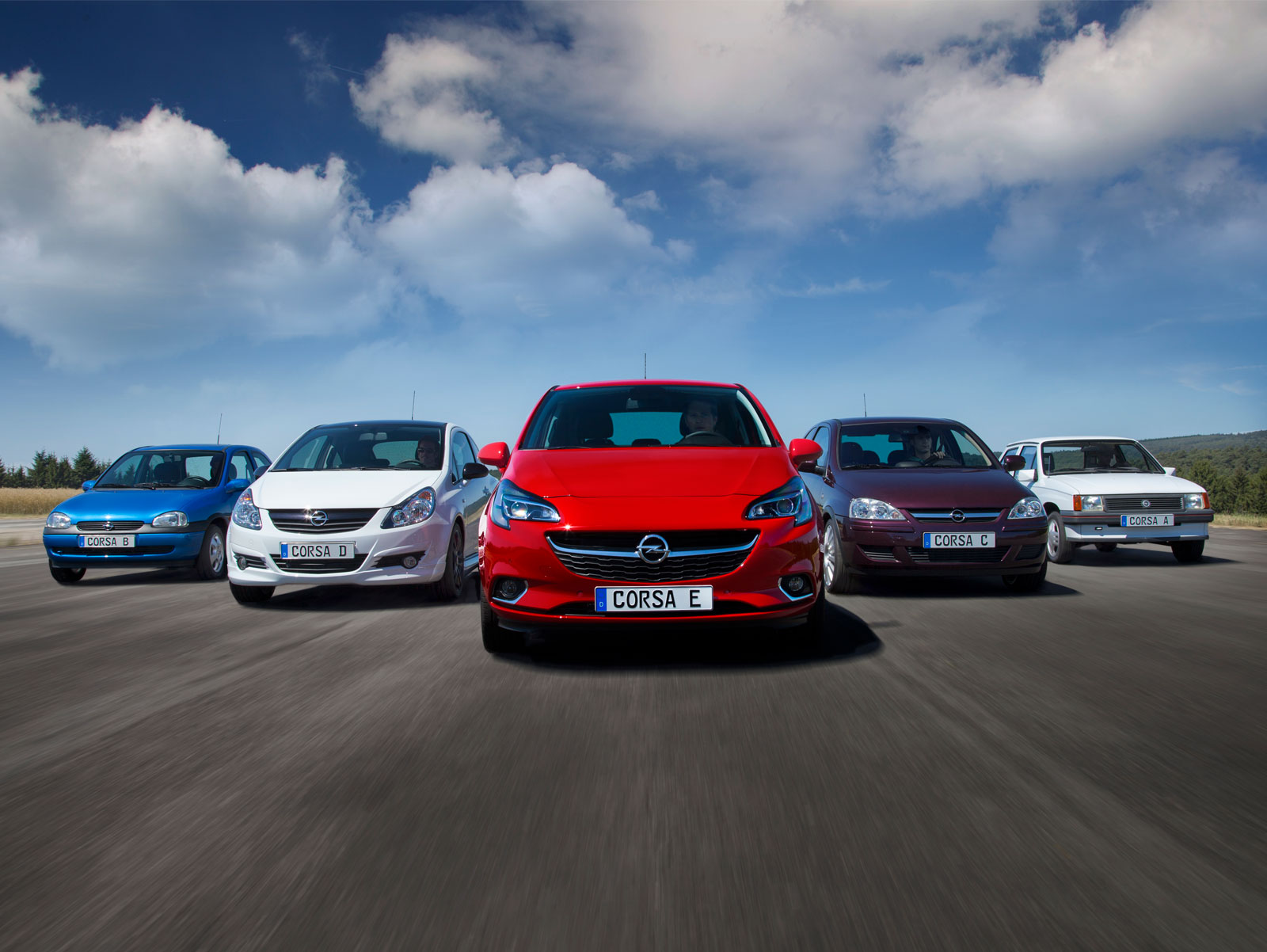 El Opel Corsa y sus generaciones
